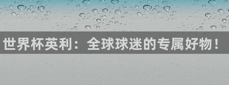 足球杯：世界杯英利：全球球迷的专属好物！
